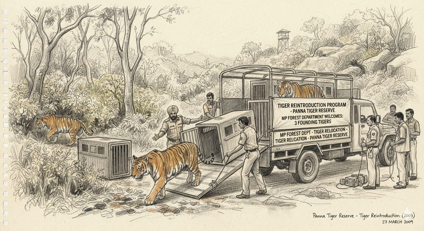 Tiger in Panna National Park
