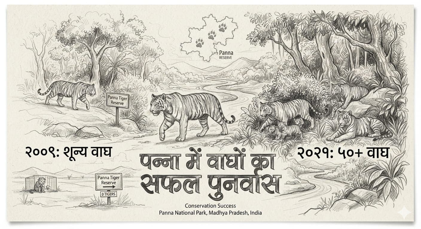 Tiger in Panna National Park